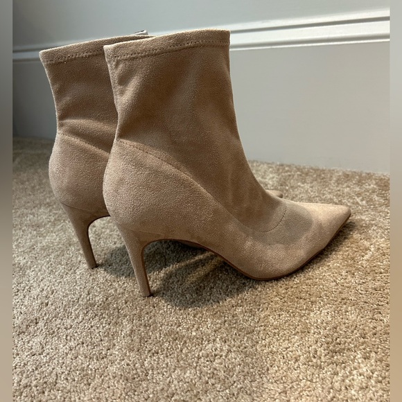 Nine West Shoes - Nine West Elegant Tan Suede Ankle Boots Size 7 1/2 M